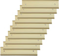 10 Pack 2” x 10” Aluminum Name Plate Holders by Unknown