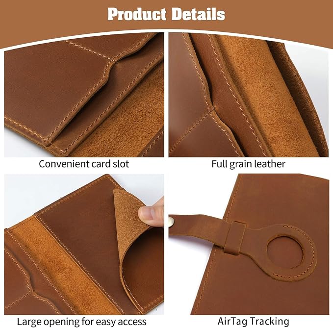 Jack&Chris Genuine Leather Passport Holder - Image 4