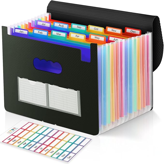 SKYDUE Accordion File Organizer, Expanding File Folder by SKYDUE