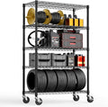 M MZG 5-Shelf Storage Shelves, Wire Shelving Heavy Duty Metal Storage Shelving by MEIGAOPLASTICANDMETALHKCOLIMITED