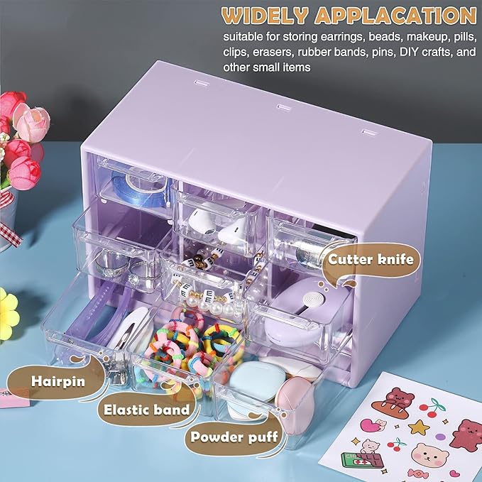 Amyhill 6 Pcs Mini Drawer Organizer Small Organizer - Image 4