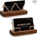 Amyhill 2 Pieces Wood Business Card Holder by Amyhill