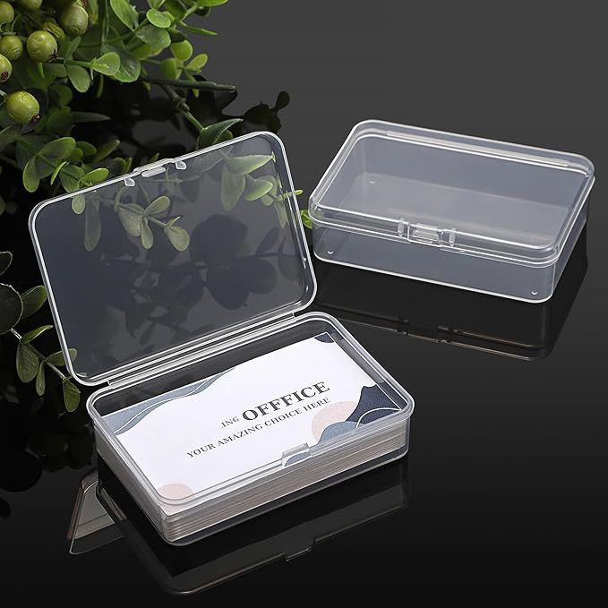 JUXYES 6 Pack Small Plastic Storage Containers Box - Image 6