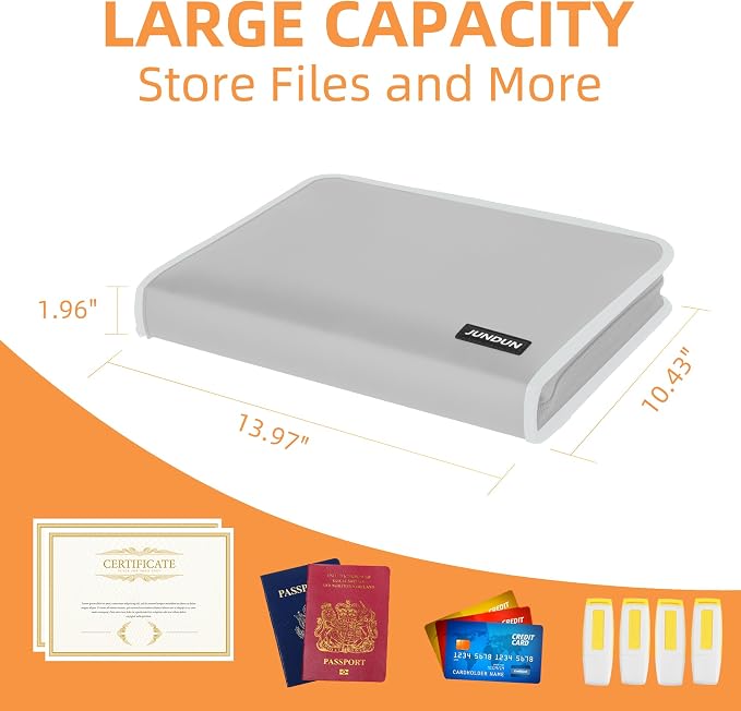 JUNDUN Accordion File Organizer - Image 4
