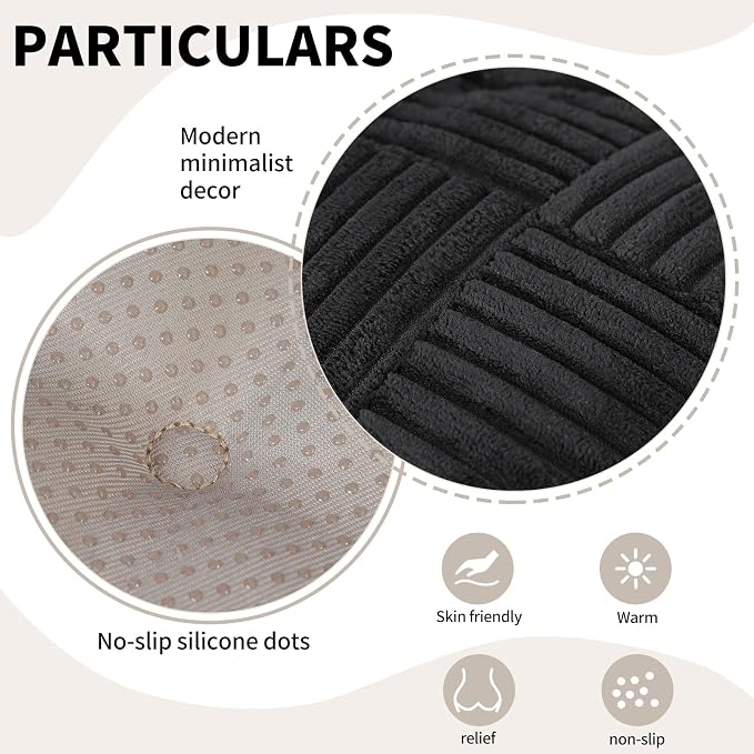 Office Stacking Chair Cushions 4 Pack, Corduroy High Density Foam Kitchen Seat - Image 5