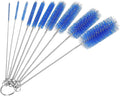 CiaraQ Bottle Cleaning Brushes, 8 Inch Nylon Tube Brush Set | Navy Blue Cleaner by CiaraQ