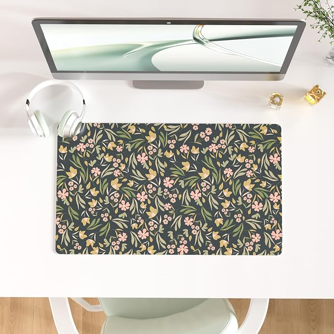 Colorful Star Large Mouse Pad, PU Leather Waterproof Desk Mat, Computer Gaming by ColorfulStar