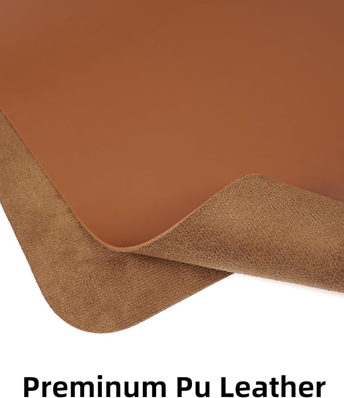 Large Desk pad mat, Mouse Pad, Office Desk Mat, Non-Slip PU Leather Desk Blotter - Image 2