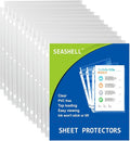 Seashell 200 Pack Heavy Duty Sheet Protectors 8.5 x 11, Letter Size Plastic by Seashell
