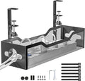 Under Desk Cable Management Tray Black, Litwaro Cable Management Under Desk No by Litwaro
