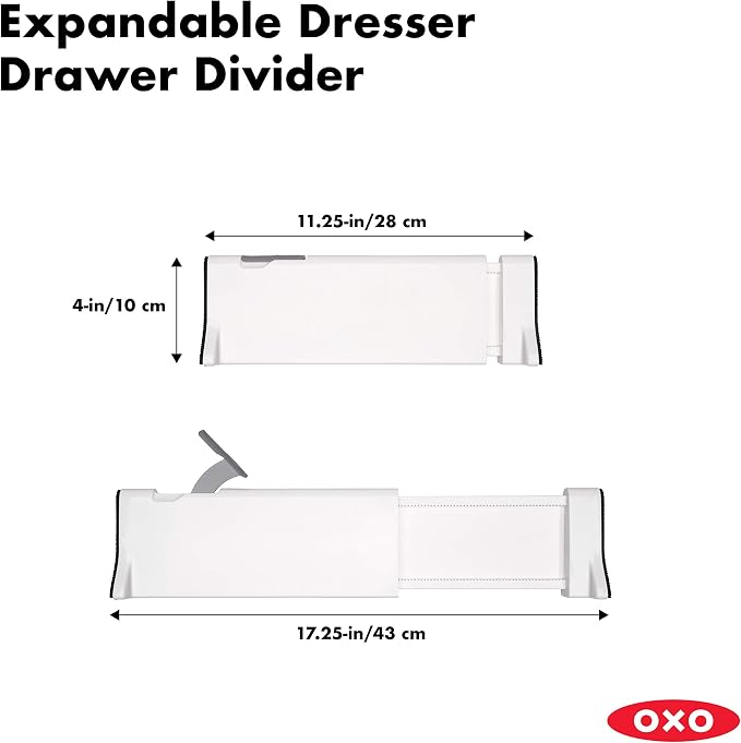 OXO Good Grips Expandable Dresser Drawer Divider - Image 2