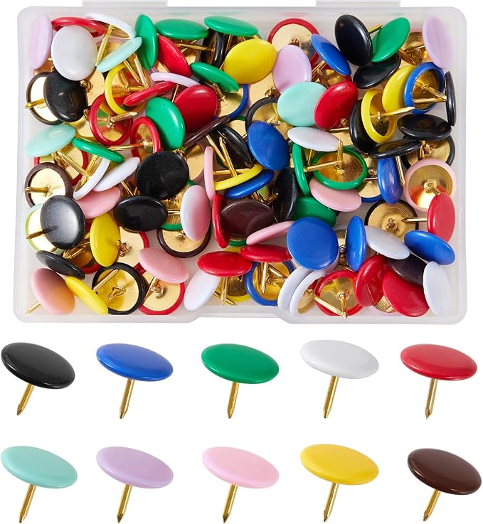 Colors Push Pins 120Pcs by Unknown