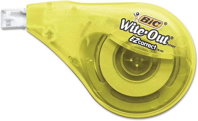 BIC WOTAPP418 Wite-Out EZ Correct Correction Tape, Non-Refillable, 1/6-Inch x - Image 3