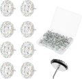 Prasacco 40 Pcs Diamond Push Pins Glitter Rhinestone Thumb Tacks Decorative by Prasacco
