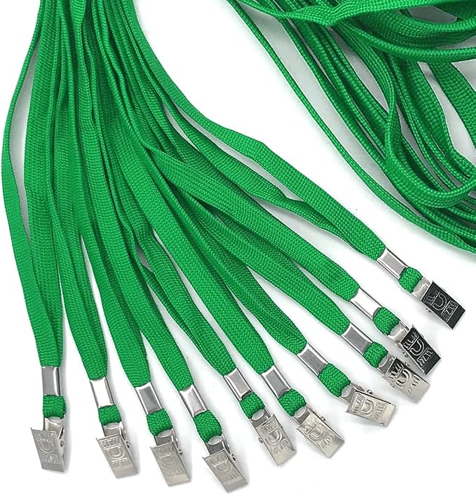 Bird Fiy Green Lanyards 100 Pack Bulk Badge Lanyards - Image 4