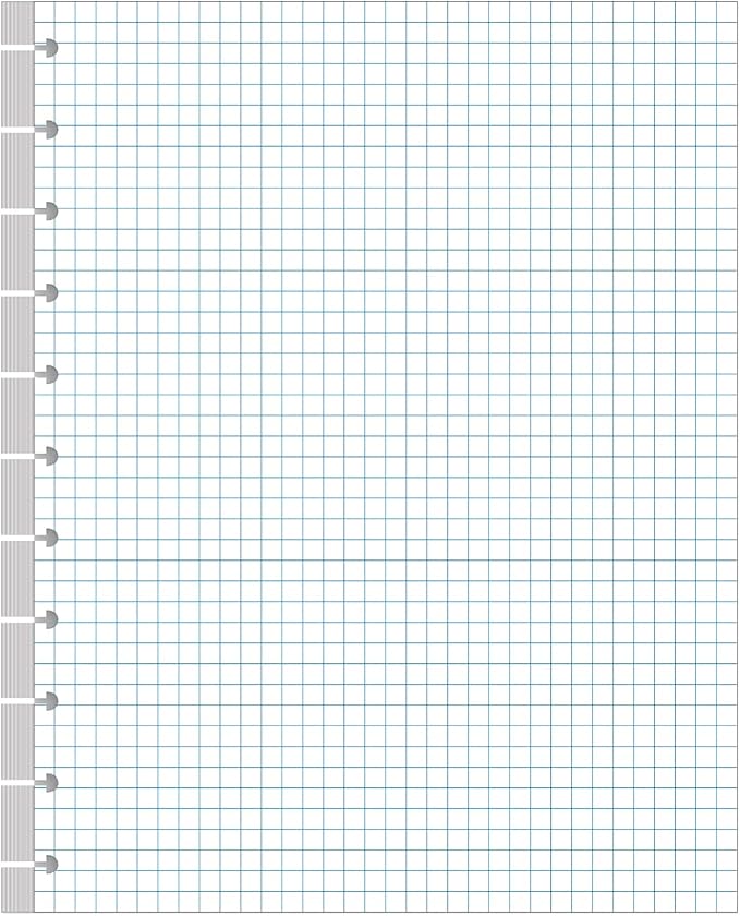 A4 TUL Discbound Grid Filler Paper by Yaridar
