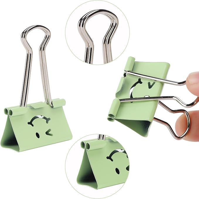Mr. Pen- Cute Binder Clips, Bulk Paper Clamps - Image 7