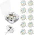 30pcs Push Pins, Shiny Diamond Push Pins Glitter Rhinestone Decorative Thumb by KALIONE