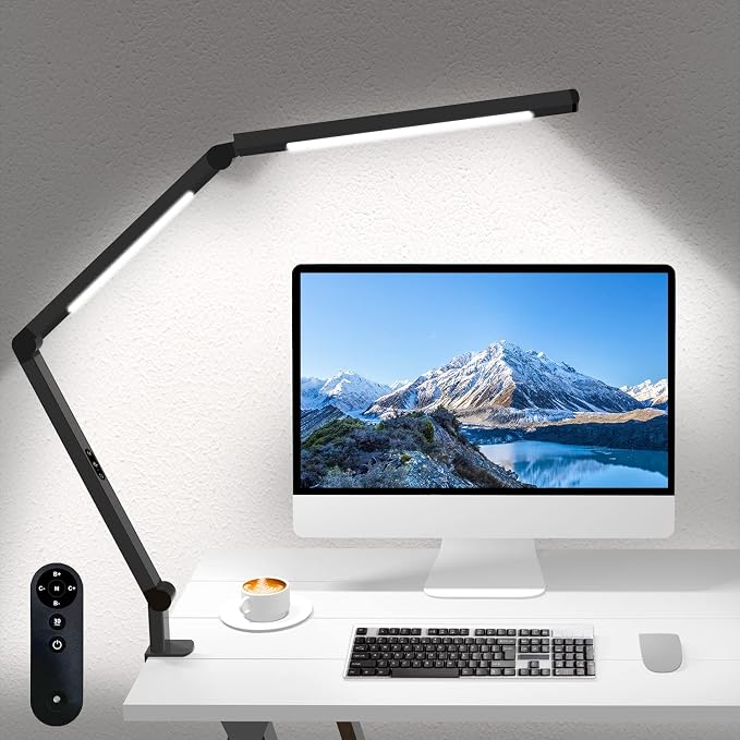 LED Desk Lamp with Clamp, Architect Desk Lamp by Micomlan