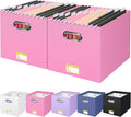 BALEINE File Organizer Box, Cardboard File Folder Organizer by BALEINE