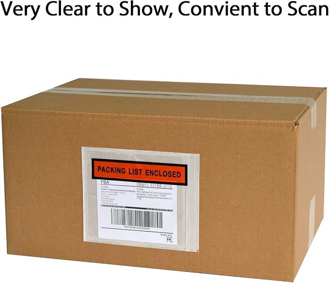 1000 PCS 4.5"x 5.5" Clear Self-Adhesive Packing List Envelopes - Image 6