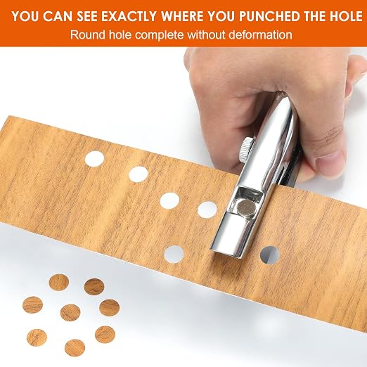 Hole Punch 4mm Single Hole Punch, Heavy Duty Hole Puncher Single, Paper Punch - Image 5
