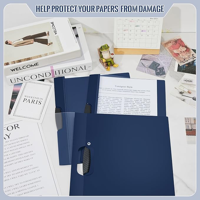 Teling 24 Pcs Clear Report Covers - Image 4