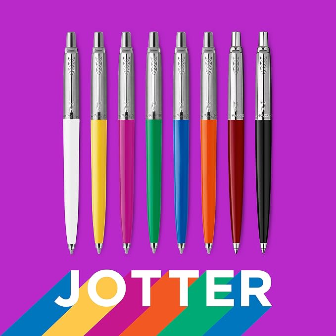 Parker Jotter Originals Ballpoint Pen, Classic Black Finish, Medium Point - Image 5