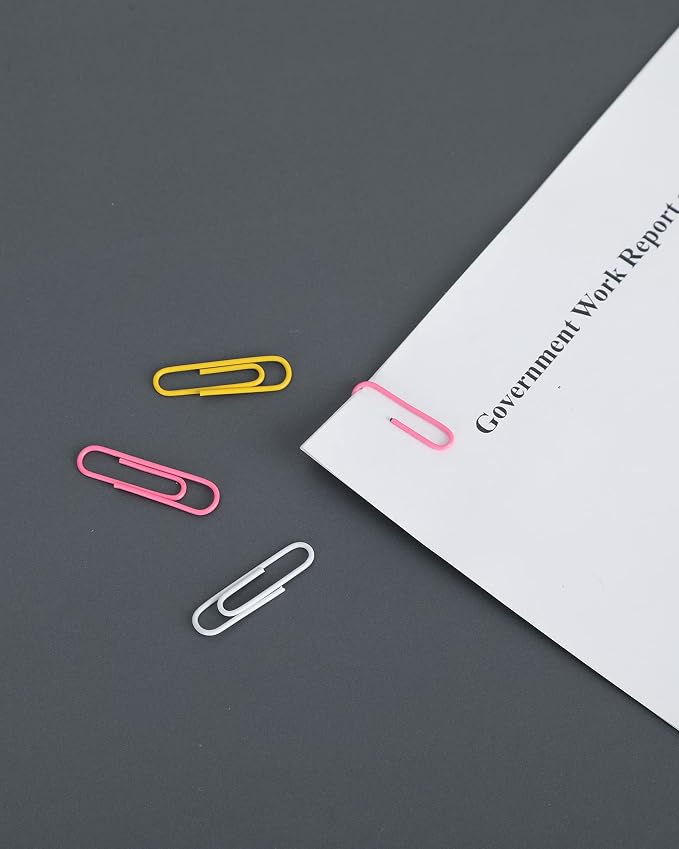 PAPERPAL Paper Clips, 2 in & 1-2/7 in, school and personal use; 180 jumbo - Image 6