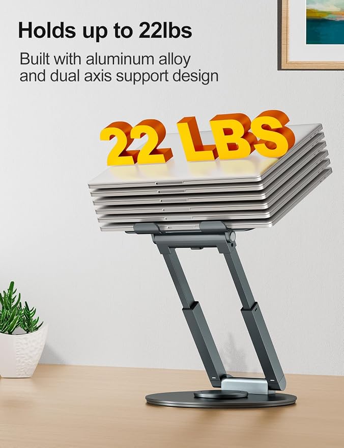 tounee Telescopic Laptop Stand for Desk - Image 6
