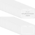 Antner 52 Pack Self-Adhesive Index Card Pockets by Antner