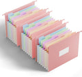 ANSOOK Hanging File Folders Letter Size, 7 Accordion Pockets Expandable File by Ansook