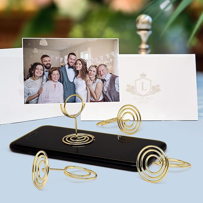 UMETDO 30PCS Table Number Holders Place Card Holder - Image 6