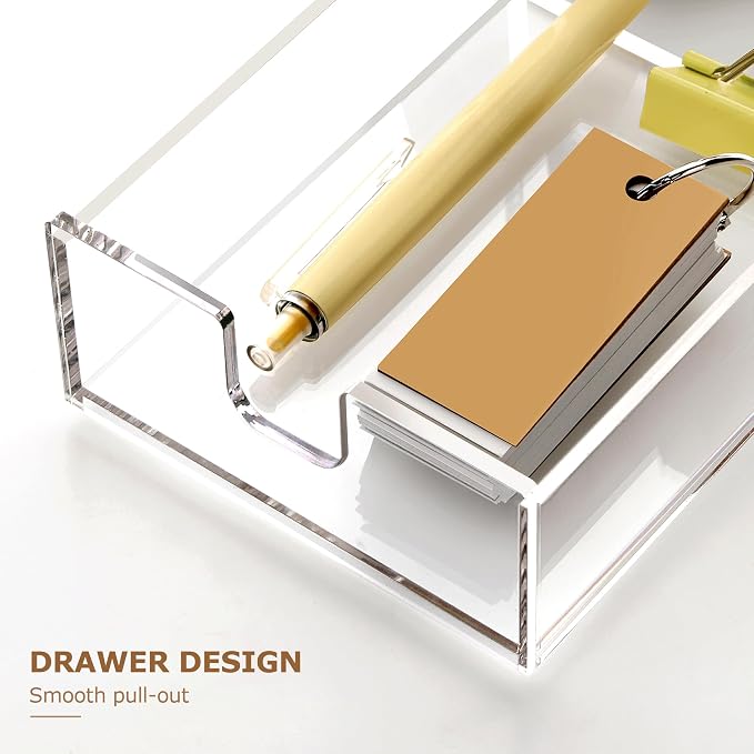 SANRUI Acrylic Mail Sorter Desktop Organizer Holder - Image 4