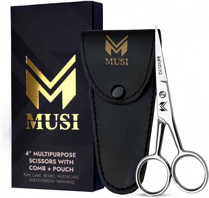 MUSI 4 Inch Eyebrow Scissors by MUSI