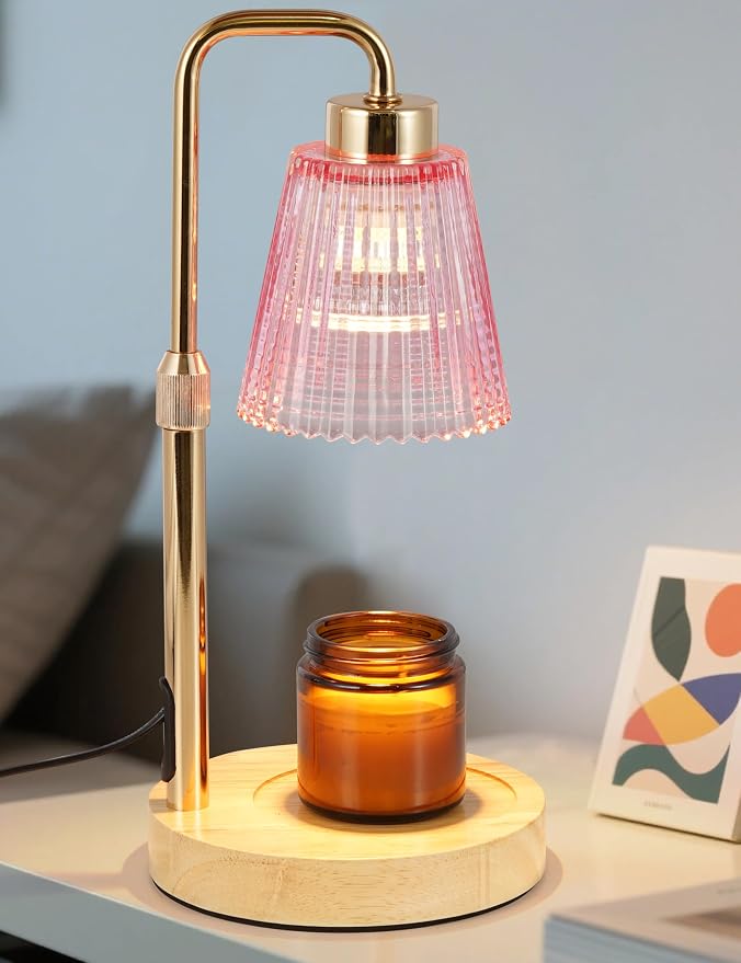GODONLIF Pink Candle Warmer Lamp by GODONLIF