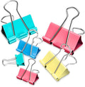 Binder Clips - Assorted Sizes 100 Count, X Large, Mini Paper Clamps Combination by MearunSolar