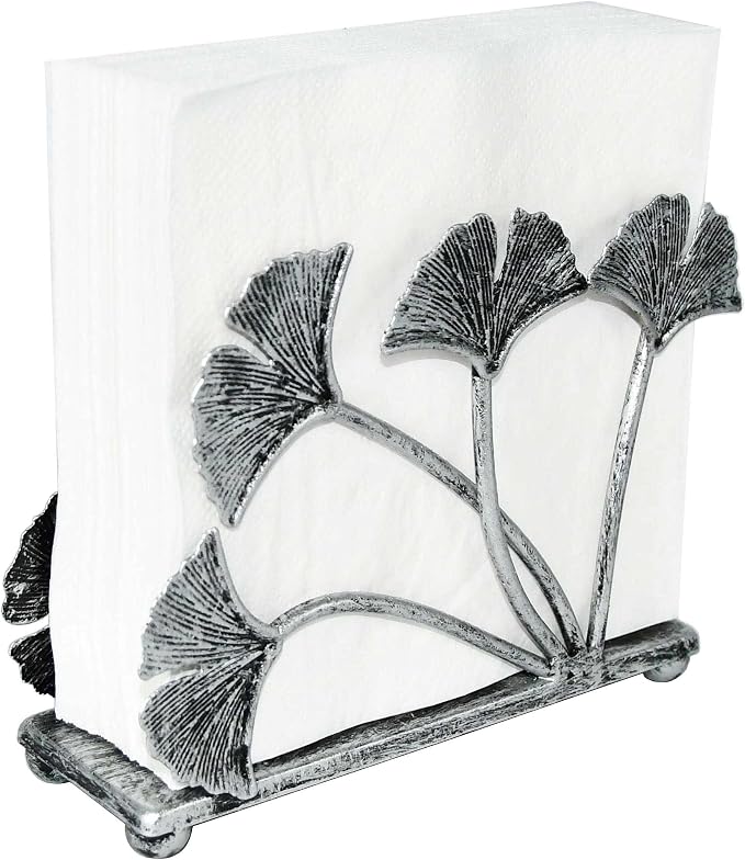 OwlGift Modern Ginkgo Leaves Design Napkin Holder - Image 3