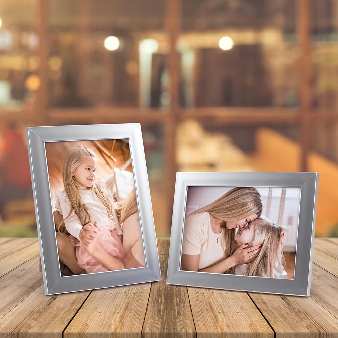 Giftgarden 5x7 Picture Frame Silver Set of 12 - Image 4