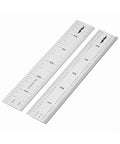 Mr. Pen- Machinist Ruler, 6 Inch, 2 Pack, Stainless Steel Imperial | Precision by MrPen