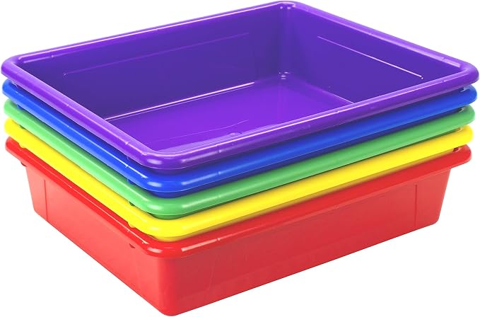 Storex Letter Size Flat Storage Tray – Organizer Bin - Image 5