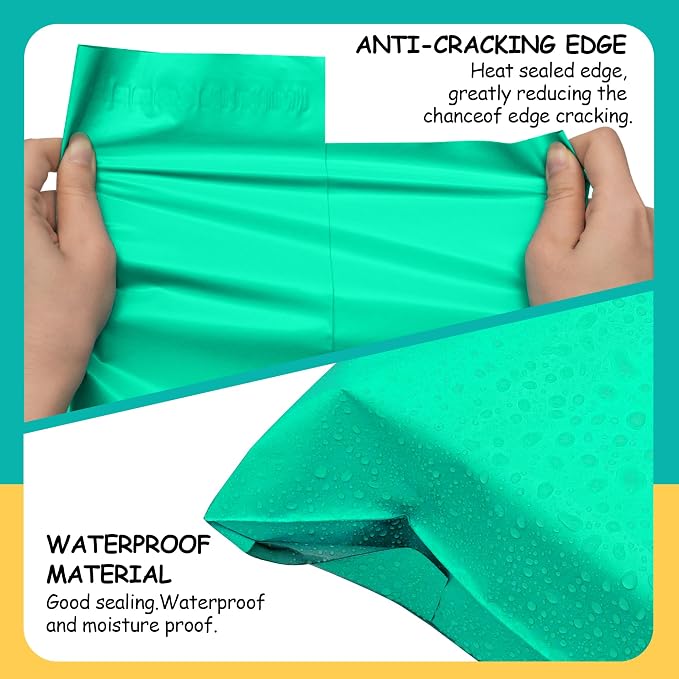 Poly Mailers 6x9 inch 100 Pcs, Plastic Mailing Envelopes - Image 4