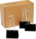 Amazon Basics Sturdy Binder Clips, Office Supplies, Large 2 in, Document by AmazonBasics