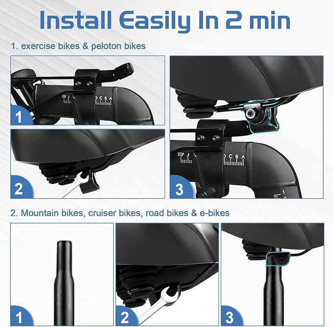 Noseless Bike Seat Cushion for Men & Women - Image 8