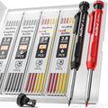 Nicpro Carpenter Pencil with Sharpener, Mechanical Pencils Set with 26 Refills by Nicpro