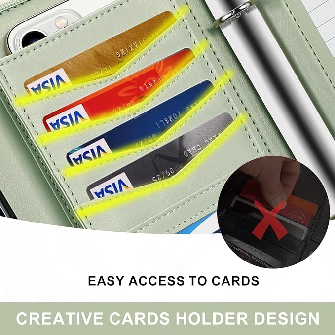 Leathario Portfolio Binder, Includes 5 Folder Index Dividers, 13 Inch Tablets - Image 8