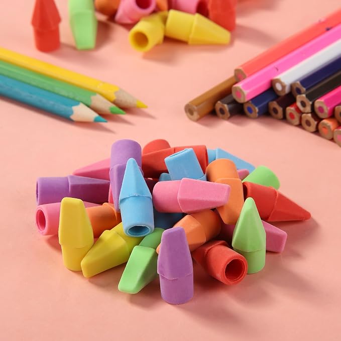 Mr. Pen- Pencil Erasers Toppers, 120 Pack, Latex Free, No Smudge | Mr Pen - Image 6