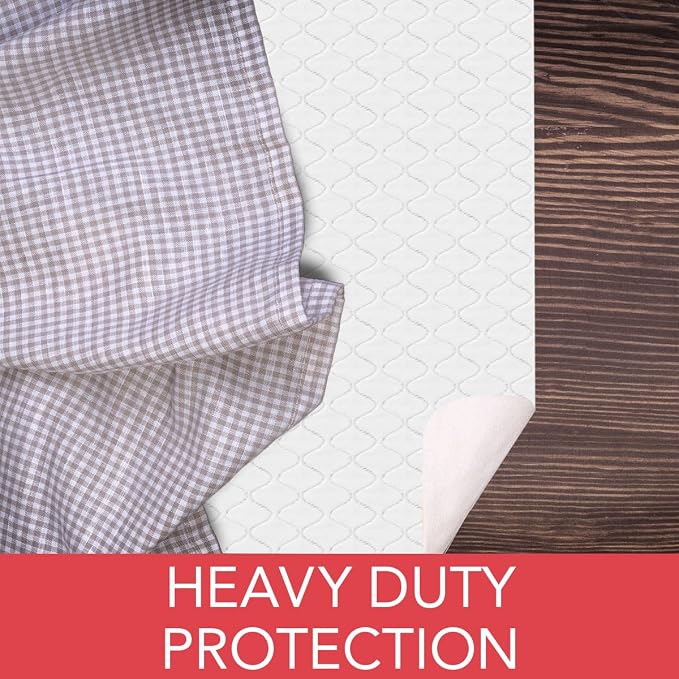 LAMINET - Deluxe Cushioned Heavy-Duty Quilted Table Pad Protector - Image 3