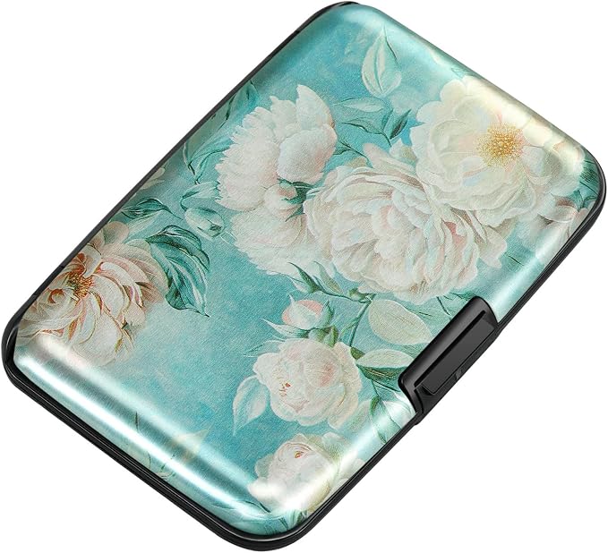 ELFISH Mini RFID Aluminum Wallet Credit Cards Holder Business Card Case Metal by ELFISH