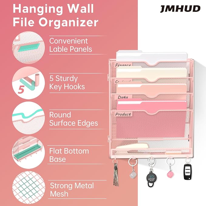 5 Tier Wall File Organizer - Image 2